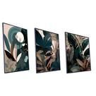 Kit Quadro Dirce Canvas Sem Vidro
