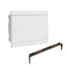 Kit Quadro Distribuição Embutir para 12 Disjuntores e Barramento Strahl