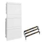 Kit Quadro Distribuição Embutir para 36 Disjuntores e 3 Barramentos Strahl Kit Quadro Distribuição Embutir para 36 Disjuntores e 3 Barramentos Strahl
