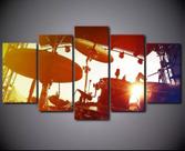 Kit Quadros Decoração Bateria Com Raios De Sol Baterista"