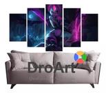 Kit Quadros Decoração Evelynn League Of Legends"