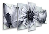 Kit Quadros Decoração Flores Coloridas Floral"