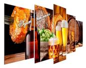 Kit Quadros Decoração Jantar Área Churrasco E Cerveja"