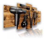 Kit Quadros Decoração Salão Beleza Prancha Secador"