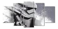Kit Quadros Decoração Star Wars Storm Trooper "