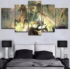 Kit Quadros Decoração Zelda Jogo Gamer"