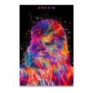Kit Quadros Star Wars Chewbacca Filmes Geeks Cinema Nerd