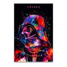 Kit Quadros Star Wars Darth Vader Filmes Geeks Cinema Nerd