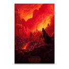 Kit Quadros Star Wars Despertar da Força II Cor Vermelho