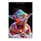 Kit Quadros Star Wars Mestre Yoda Filmes Geeks Cinema Nerd