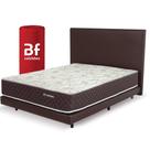Kit Quarto Cama Box Queen + Colchão Molas Ensacadas Dupla Face + Cabeceira BF Colchões