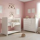 Kit Quarto Infantil Completo com Mini Berço e Cômoda