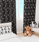 Kit Quarto Infantil Estrelado Astronauta Preto e Branco - 3 Itens