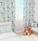 Kit Quarto Infantil Príncipe Realeza Xadrez Azul - 3 Itens