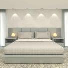 Kit Quarto Sob Medida King MDF Com Cabeceira 3,50m e 2 Mesas Kit Quarto Sob Medida King MDF Com Cabeceira 3,50m e 2 Mesas