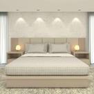 Kit Quarto Sob Medida King MDF Com Cabeceira 3,50m e 2 Mesas