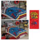 Kit Quarto Spider Man com Edredom, Jogo de Cama e Toalha