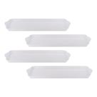 Kit Quatro Bandeja Retangular de Melamina 30,5 x 15 x 2,2 cm WECK Kit Quatro Bandeja Retangular de Melamina 30,5 x 15 x 2,2 cm WECK
