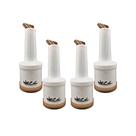 Kit Quatro Garrafas Store'n Pour 500ml Marrom Weck Kit Quatro Garrafas Store'n Pour 500ml Marrom Weck