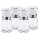 Kit Quatro Moedores de Sal e Pimenta Branco Weck