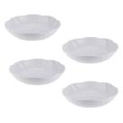 Kit Quatro Saladeira Redonda de Melamina Ondulada 30 x 7,2 cm WECK