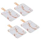 Kit Quatro Travessa de Melamina Marmorizada 24 x 14 cm WECK Kit Quatro Travessa de Melamina Marmorizada 24 x 14 cm WECK