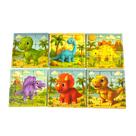 Kit Quebra-Cabeça Infantil Educativo Montessoriano em MDF 3mm 6 Jogos com Figuras Modernas