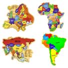 Kit Quebra-cabeça Mapas
