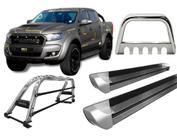Kit Quebra Mat estribo Pe sant Antonio H3 Ranger 13/20 Cromo