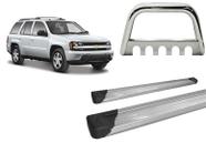 Kit Quebra Mato C/Chapa Estribo Chapa TrailBlazer Cromado Kit Quebra Mato C/Chapa Estribo Chapa TrailBlazer Cromado