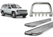 Kit Quebra Mato C/Chapa Estribo Chapa TrailBlazer Cromado Kit Quebra Mato C/Chapa Estribo Chapa TrailBlazer Cromado