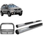 Kit Quebra Mato C/Chapa Estribo Personalizado Para Duster