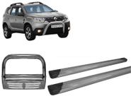 Kit Quebra Mato C/Chapa Estribo Plataforma Grafite Duster