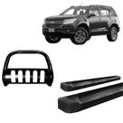 Kit Quebra Mato C/Proteção Estribo Plataforma TrailBlazer Preto Kit Quebra Mato C/Proteção Estribo Plataforma TrailBlazer Preto