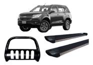 Kit Quebra Mato C/ Protet+estribo Preto Trailblazer Preto Kit Quebra Mato C/ Protet+estribo Preto Trailblazer Preto