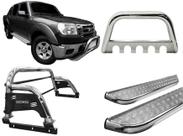 Kit Quebra Mato Estribo CH Santo Antônio H3 Ranger 97/12 Cromado Kit Quebra Mato Estribo CH Santo Antônio H3 Ranger 97/12 Cromado