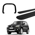 Kit Quebra Mato Estribo Chapa Preto TR4 Todos os Anos Kit Quebra Mato Estribo Chapa Preto TR4 Todos os Anos