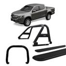 Kit Quebra Mato Estribo Chapa Santo Antônio S10 12/20 Preto Kit Quebra Mato Estribo Chapa Santo Antônio S10 12/20 Preto