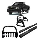 Kit Quebra Mato Estribo Oval S10 94/2011 Preto Kit Quebra Mato Estribo Oval S10 94/2011 Preto