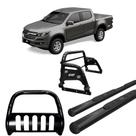 Kit Quebra Mato Estribo Oval Santo Antônio S10 12/20 Preto