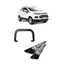 Kit Quebra Mato Estribo Personalizado Preto Brilhante EcoSport 13/2020