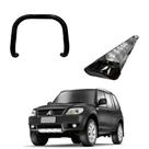 Kit Quebra Mato Estribo Personalizado Preto Brilhante TR4 Todos os Anos Kit Quebra Mato Estribo Personalizado Preto Brilhante TR4 Todos os Anos