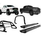 Kit Quebra Mato Estribo Personalizado Santo Antônio Dodge Ram Preto Kit Quebra Mato Estribo Personalizado Santo Antônio Dodge Ram Preto