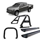 Kit Quebra Mato Estribo Personalizado Santo Antônio S10 12/20 Preto