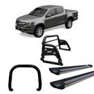 Kit Quebra Mato Estribo Personalizado Santo Antônio S10 12/20 Preto