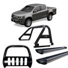 Kit Quebra Mato Estribo Personalizado Santo Antônio S10 12/20 Preto