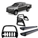 Kit Quebra Mato Estribo Personalizado Santo Antônio S10 12/20 Preto