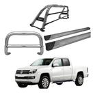 Kit Quebra Mato estribo Plat santo Antônio Amarok Cd Cromado Kit Quebra Mato estribo Plat santo Antônio Amarok Cd Cromado