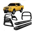 Kit Quebra Mato Estribo Santo Antônio H3 L200 004 Preto
