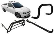 Kit Quebra Mato Estribo Santo Antônio Pick-Up Corsa Preto